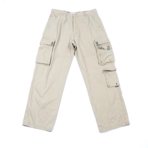 Plugg Other - Vintage 90s Streetwear Tactical Cargo Pants Tan
